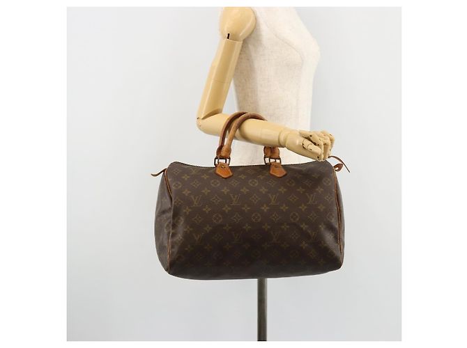LOUIS VUITTON Borsa Monogram Speedy 35 M41524 LV Auth 177252 Monogramma - vista 22