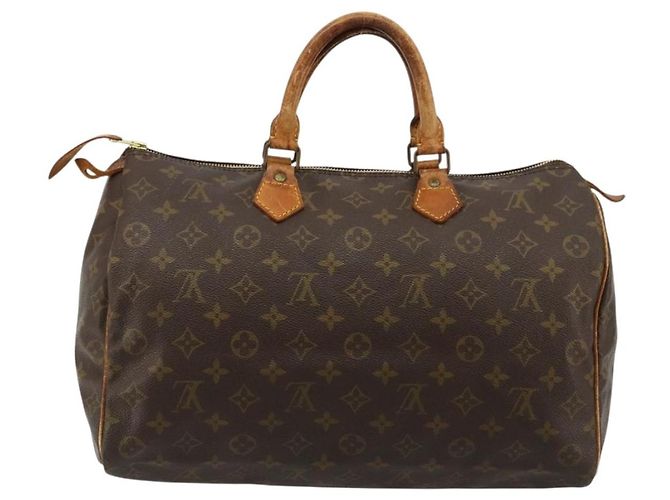 LOUIS VUITTON Borsa Monogram Speedy 35 M41524 LV Auth 177252 Monogramma - vista 3