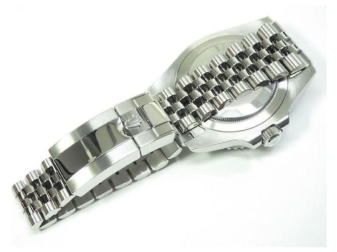 ROLEX GMT MasterII blau-schwarze Lünette Ref.126710BLNR Jubilee Armband Herren Silber - Ansicht 8