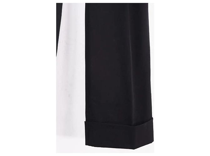 Saint Laurent Pantalón recto negro - vista 3