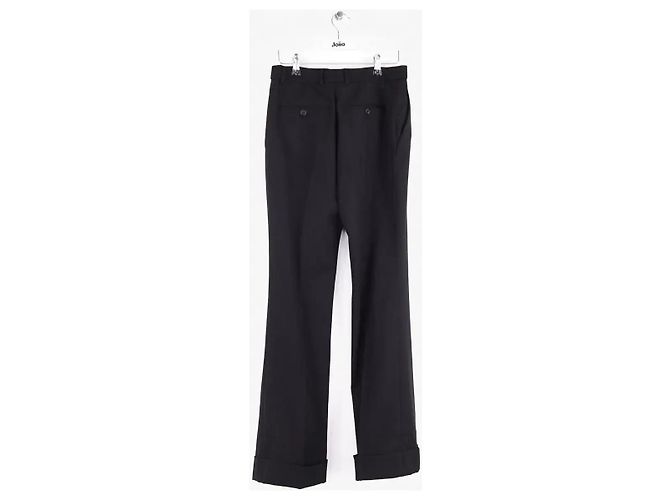 Saint Laurent Pantalón recto negro - vista 4