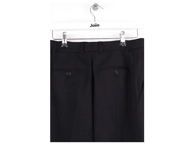 Saint Laurent Pantalón recto negro - vista 5