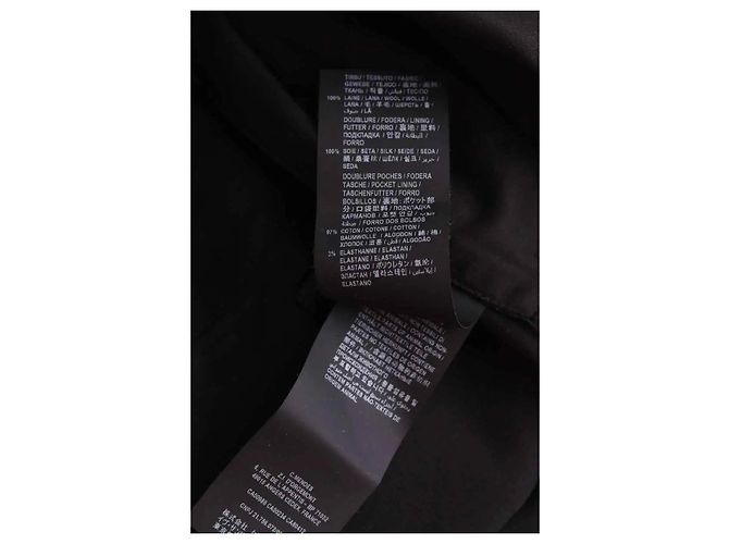 Saint Laurent Pantalón recto negro - vista 7