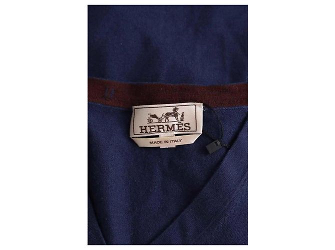 Hermès Pull bleu - vue 5