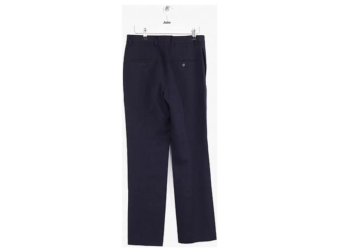 Céline Pantalón recto azul marino - vista 3
