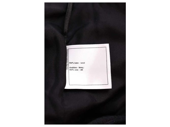 Chanel Schwarze gerade Hose - Ansicht 7