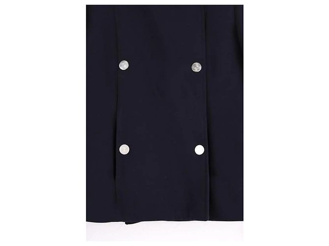 Chaqueta Hermès de lana azul marino - vista 3
