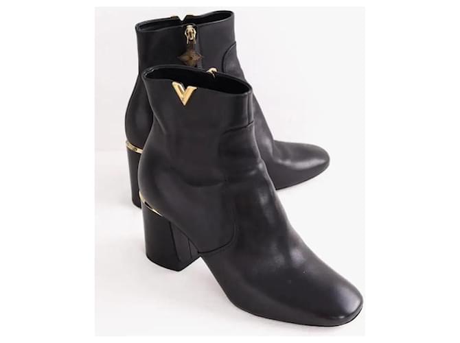 Louis Vuitton Botas negras Negro - vista 3