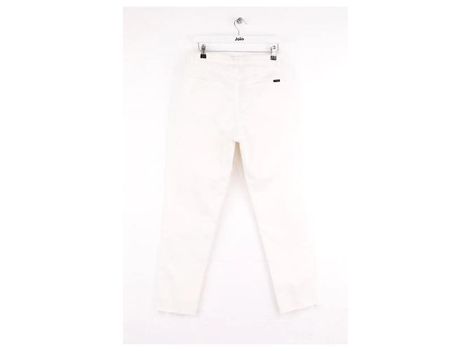 Saint Laurent Jeans dritti bianchi Bianco - vista 4