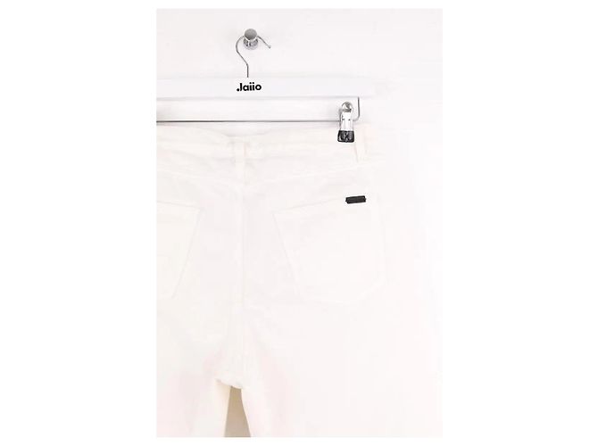 Saint Laurent Jeans dritti bianchi Bianco - vista 5