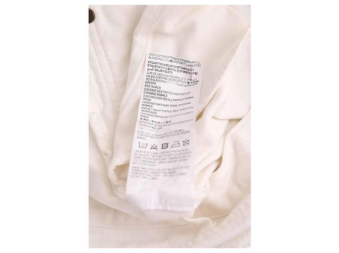 Saint Laurent Jeans dritti bianchi Bianco - vista 7