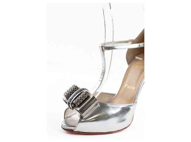 Christian Louboutin Silberne Absätze - Ansicht 5