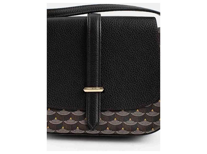 Borsa a tracolla Fauré Le Page in pelle marrone - vista 2