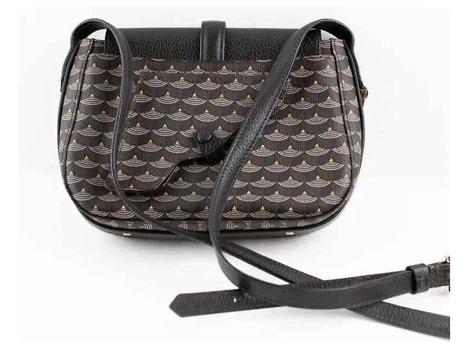 Borsa a tracolla Fauré Le Page in pelle marrone - vista 4