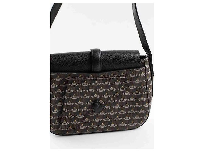 Borsa a tracolla Fauré Le Page in pelle marrone - vista 5