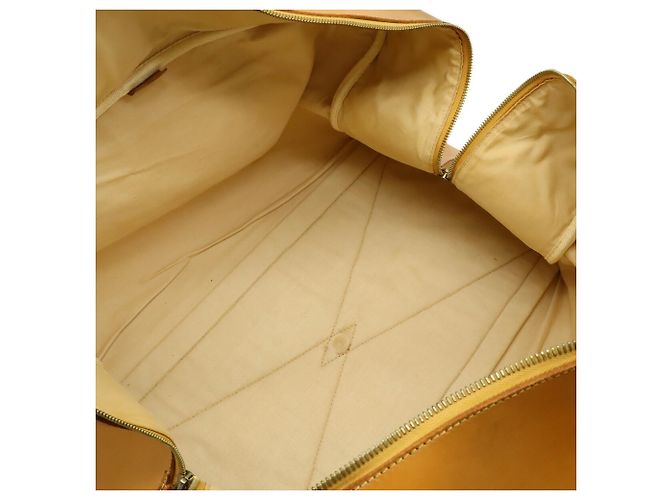 Hermès Hermes Victoria 50 Boston Bag Beige - Ansicht 7