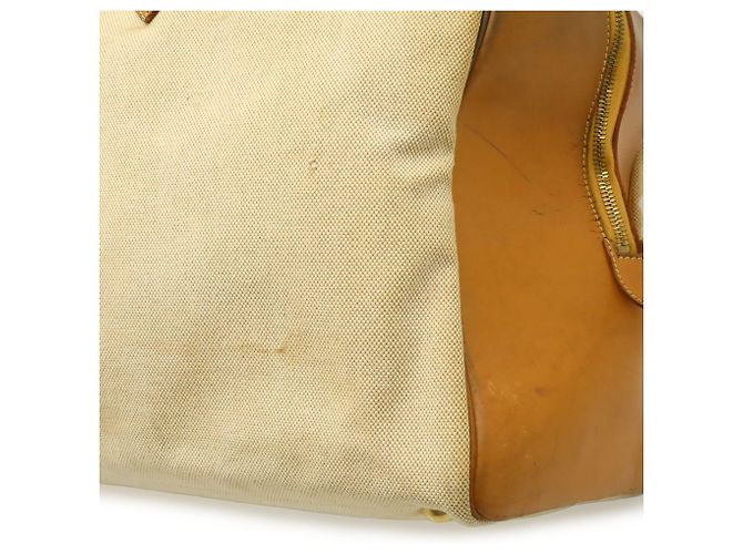 Hermès Hermes Victoria 50 Boston Bag Beige - Ansicht 9