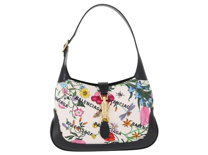 Sac Gucci New Jackie en toile GG Medium - vue 2