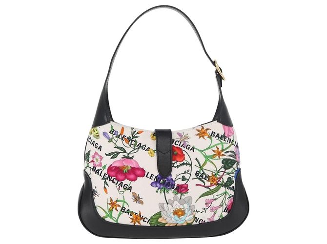 Sac Gucci New Jackie en toile GG Medium - vue 3