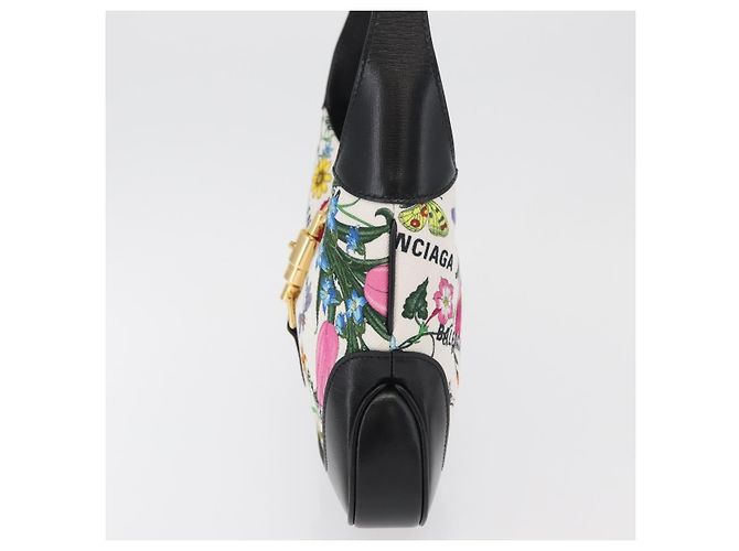 Sac Gucci New Jackie en toile GG Medium - vue 4