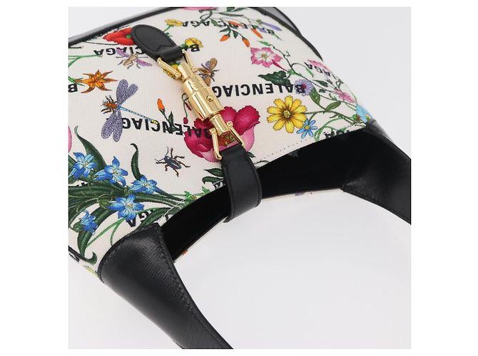 Sac Gucci New Jackie en toile GG Medium - vue 6