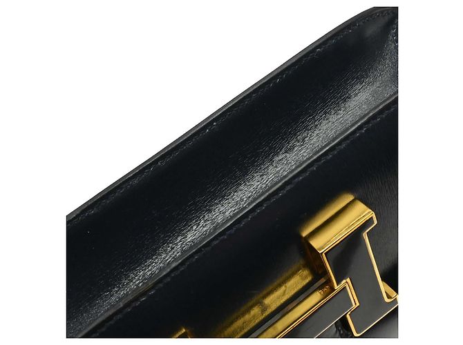 Hermès Borsa Constance Hermes Box Calf 23 Blu navy - vista 3