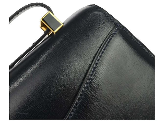 Hermès Borsa Constance Hermes Box Calf 23 Blu navy - vista 7