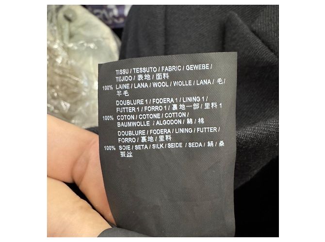 Chic Saint Laurent Black Wool Jacket - FR34/XS Pre-owned - view 7