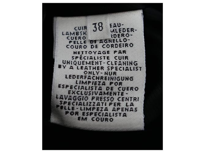 Hermès Abrigo de piel de cordero Primavera 2021 Negro - vista 10