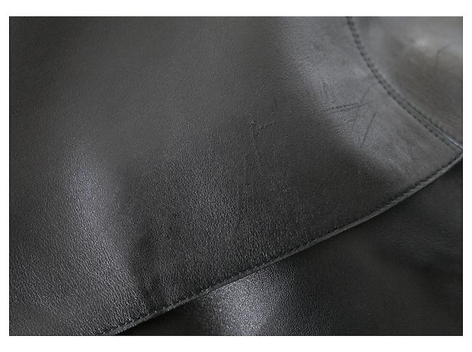 Hermès Abrigo de piel de cordero Primavera 2021 Negro - vista 11