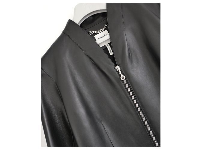 Hermès Abrigo de piel de cordero Primavera 2021 Negro - vista 3