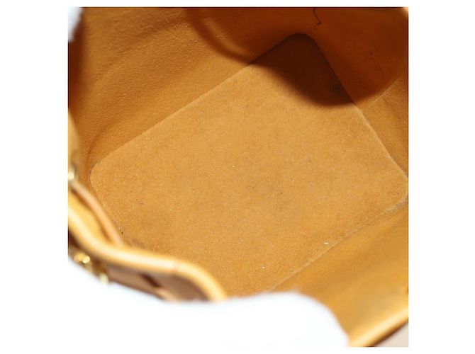 Louis Vuitton Noe NM Perforated and Embroidered Monogram Leather Nano Giallo - vista 5