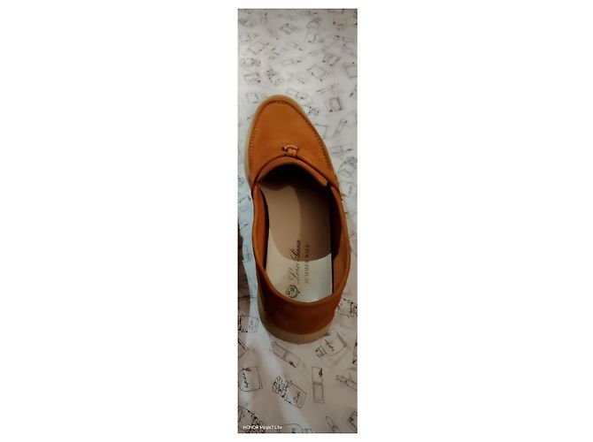Loro Piana Mocassini Summer Walk Arancione - vista 10