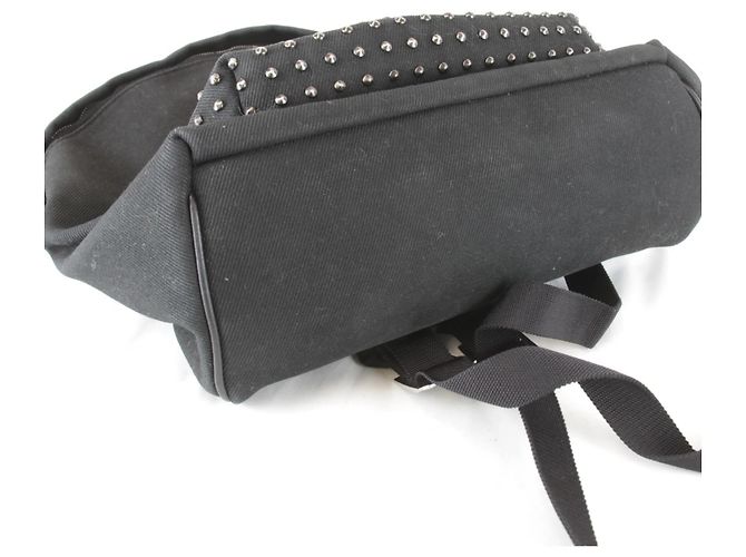 Zaino Yves Saint Laurent con borchie Nero - vista 4