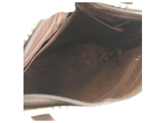 Borsa Tote Nova Check Shadow Horse di Burberry Beige - vista 7