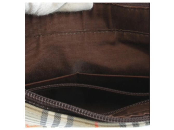 Borsa Tote Nova Check Shadow Horse di Burberry Beige - vista 9