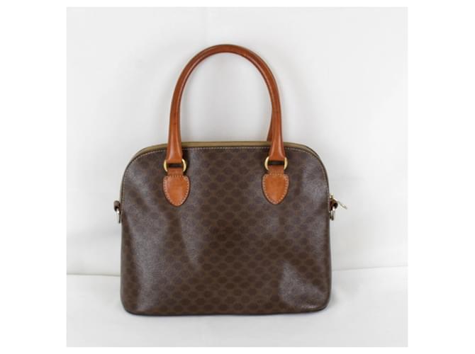 Céline Borsa a mano CELINE Macadam con tracolla Marrone - vista 2