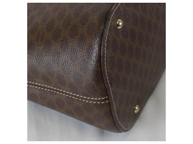 Céline Borsa a mano CELINE Macadam con tracolla Marrone - vista 4