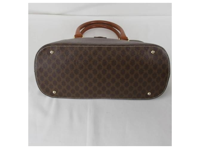Céline Borsa a mano CELINE Macadam con tracolla Marrone - vista 5