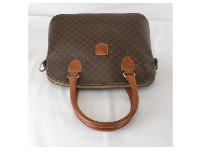 Céline Borsa a mano CELINE Macadam con tracolla Marrone - vista 6