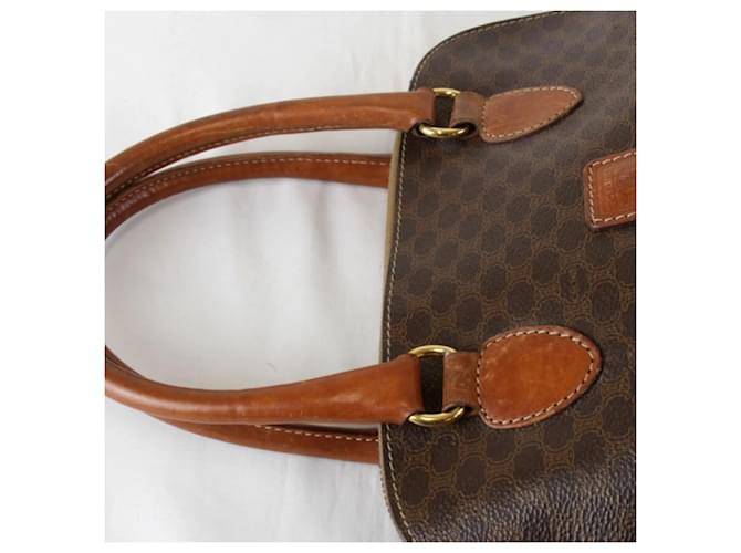 Céline Borsa a mano CELINE Macadam con tracolla Marrone - vista 7