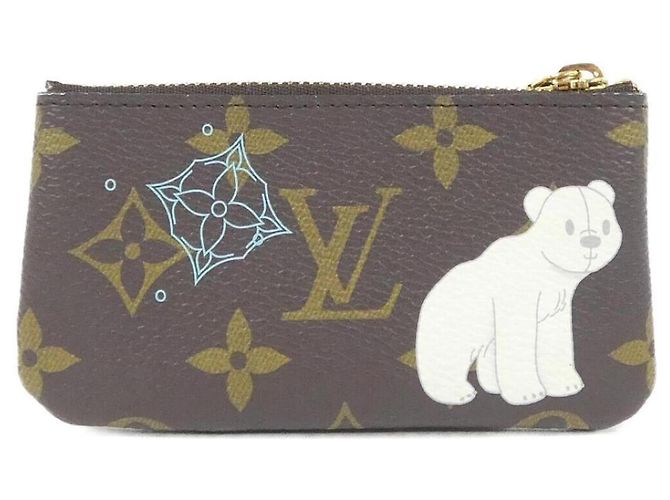 Vivienne Monedero Monogram Louis Vuitton Castaño Azul Monograma - vista 2