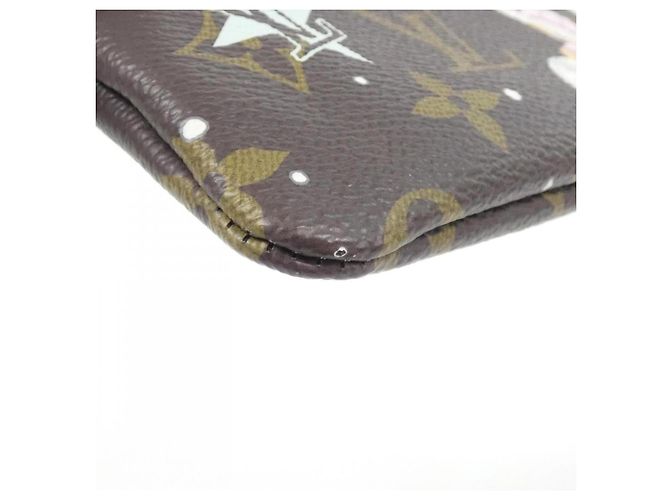 Vivienne Monedero Monogram Louis Vuitton Castaño Azul Monograma - vista 3