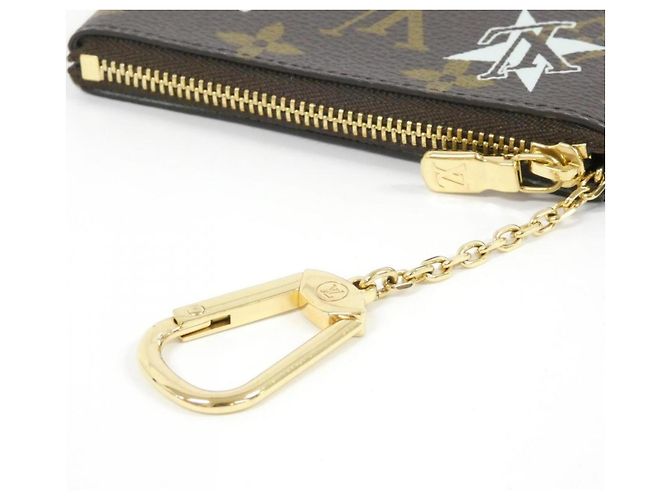 Vivienne Monedero Monogram Louis Vuitton Castaño Azul Monograma - vista 5
