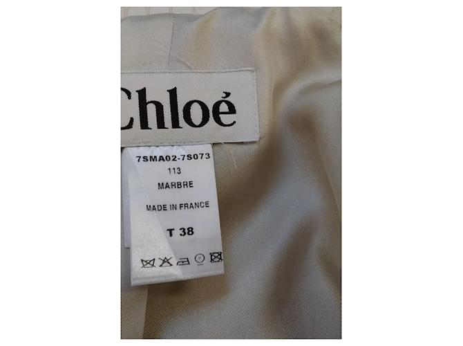 Chloé Gabardina beige - vista 5