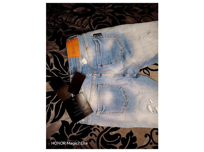 Jeans Slim Fit Philipp Plein Blu chiaro - vista 4