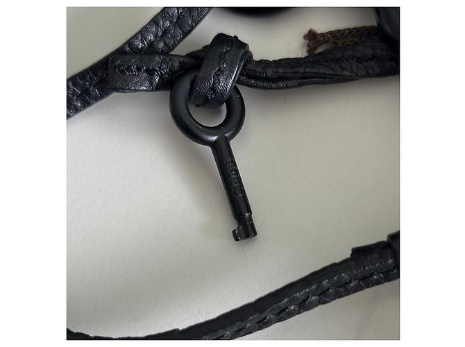Paddington Chloé Mini borsa a tracolla in pelle nera Chloe Nero - vista 11