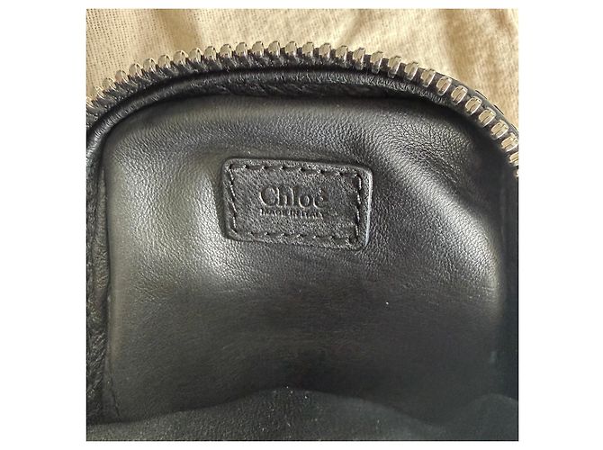 Paddington Chloé Mini borsa a tracolla in pelle nera Chloe Nero - vista 8