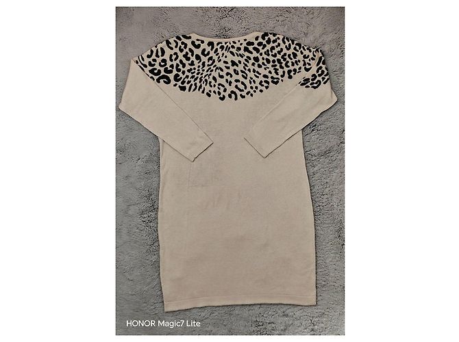 Strickkleid mit Leopardenmuster in Beige Weekend Max Mara Leopardenprint - Ansicht 10