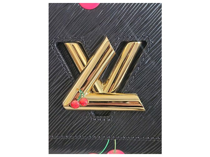 Louis Vuitton x murakami Epi Leather black Cherry Twist MM Bag Nero - vista 11